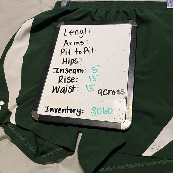 Under Armour Basketball Shorts Youth Size M Green All Season Gear Athletic - Picture 8 of 8